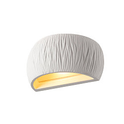 Luminaire mural PLASTRA WL CURVED CUTRAIN G9 IP20, blanche