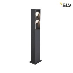 LED Outdoor luminaire ESKINA FRAME 75 FL DOUBLE LED Floor lamp, CCT switch, 3000/4000K, 1100/1200lm, IP65, anthracite