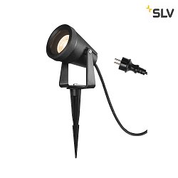 Lampe  piquet de terre SAMRINA SP SINGLE single IP65, noir 