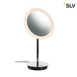 Miroir avec éclairage MAGANDA TL CCT Switch IP44, chrome, transparent