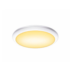 LED Auenleuchte RUBA 27 CW LED Wand-/Deckenleuchte, CCT switch, 3000/4000K, 985/1100lm, IP65, wei
