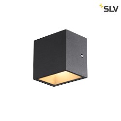 LED Outdoor Wall luminaire SITRA S WL SINGLE, CCT switch, 3000/4000K, anthracite