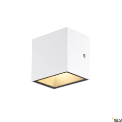 Luminaire mural dextrieur SITRA S WL SINGLE Bas, CCT Switch IP44, blanche 