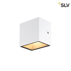 LED Auenwandleuchte SITRA S WL SINGLE, IP44 IK05, 11W 3000/4000K (CCT Switch) 620lm 105, wei