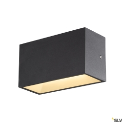 Luminaire mural dextrieur SITRA M WL UP/DOWN haut bas, CCT Switch IP65, anthrazit 