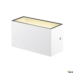 Luminaire mural dextrieur SITRA M WL UP/DOWN haut bas, CCT Switch IP65, blanche 