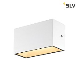 Luminaire mural dextrieur SITRA M WL UP/DOWN CCT Switch, commutable IP65, blanche 