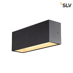 LED Auenwandleuchte SITRA L, UP/DOWN, IP65 IK03, 24W 3000/4000K (CCT Switch) 2800lm 2x105, anthrazit