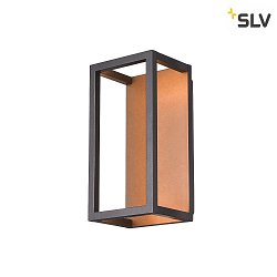 Luminaire mural dextrieur QUADRULO WL angulaire, indirect IP55, anthrazit 