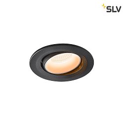 Apparecchio da incasso a soffitto NUMINUS MOVE S IP20, Nero, Bianco