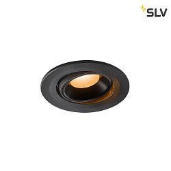 Apparecchio da incasso a soffitto NUMINUS MOVE S IP20, Nero