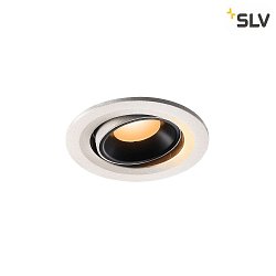 Apparecchio da incasso a soffitto NUMINUS MOVE S IP20, Nero, Bianco