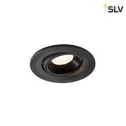 Apparecchio da incasso a soffitto NUMINUS MOVE S IP20, Nero