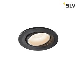 Apparecchio da incasso a soffitto NUMINUS MOVE S IP20, Nero, Bianco