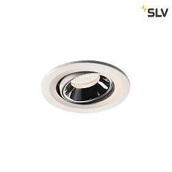 Apparecchio da incasso a soffitto NUMINUS MOVE S IP20, Cromo, Bianco