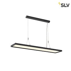 Luminaire  suspension WORKLIGHT DALI haut bas, contrlable par DALI, UGR < 19 IP20, noir gradable