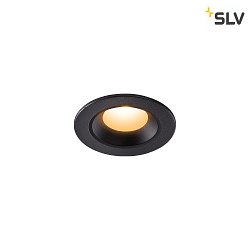 Apparecchio da incasso a soffitto NUMINOS XS IP20/IP44, Nero