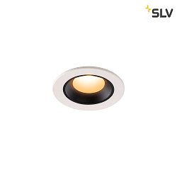 Apparecchio da incasso a soffitto NUMINOS XS IP20/IP44, Nero, Bianco