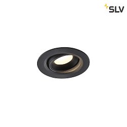 Apparecchio da incasso a soffitto NUMINOS MOVE XS IP20, Nero
