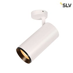 Plafoniera NUMINOS SPOT DALI XL controllabile da DALI IP20, nero, bianco dimmerabile