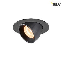 LED Ceiling recessed luminaire NUMINOS GIMBLE XS, 2700K, 20, black