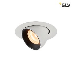 LED Ceiling recessed luminaire NUMINOS GIMBLE XS, 2700K, 40, white/black