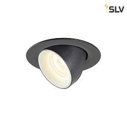 Apparecchio da incasso a soffitto NUMINOS GIMBLE XS, Nero, Bianco