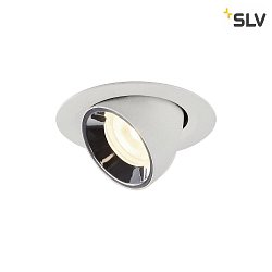 Apparecchio da incasso a soffitto NUMINOS GIMBLE XS, Cromo, Bianco