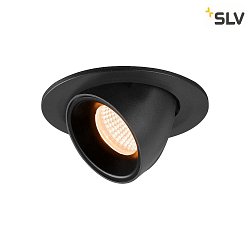 Plafonnier encastr NUMINOS GIMBLE S, noir 