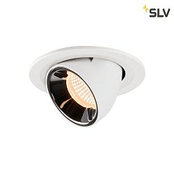 Plafonnier encastr NUMINOS GIMBLE S, chrome, blanche
