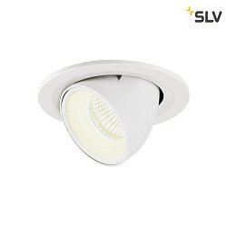LED Ceiling recessed luminaire NUMINOS GIMBLE S, 4000K, 20, white