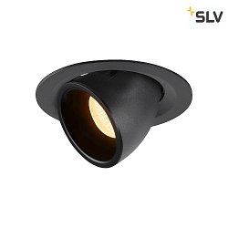 Plafonnier encastr NUMINOS GIMBLE M, noir 