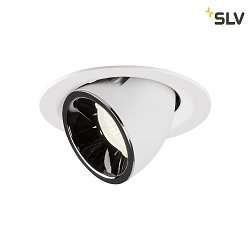 Plafonnier encastr NUMINOS GIMBLE M, chrome, blanche