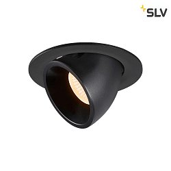 Plafonnier encastr NUMINOS GIMBLE L, noir 