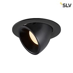 LED Ceiling recessed luminaire NUMINOS GIMBLE L, 3000K, 20, black