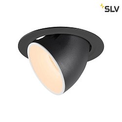 Plafonnier encastr NUMINOS GIMBLE XL, noir , blanche