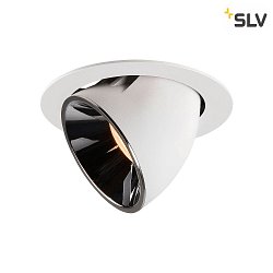 Plafonnier encastr NUMINOS GIMBLE XL, chrome, blanche
