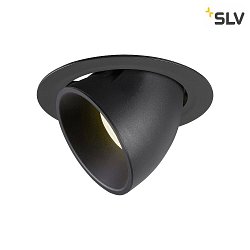 LED Deckeneinbauleuchte NUMINOS GIMBLE XL, 4000K, 20, schwarz