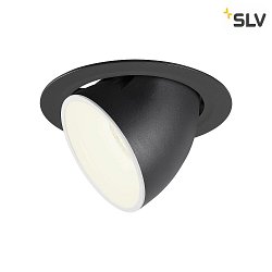 LED Deckeneinbauleuchte NUMINOS GIMBLE XL, 4000K, 55, schwarz/wei