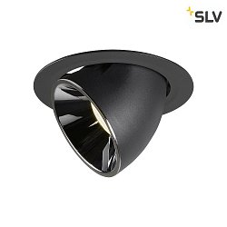 LED Deckeneinbauleuchte NUMINOS GIMBLE XL, 4000K, 55, schwarz/chrom