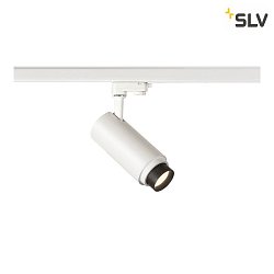 Faretto trifase NUMINOS ZOOM M focalizzabile, rotazione cardanica IP20, bianco dimmerabile