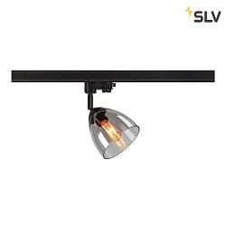 Projecteur triphas PARA CONE GL GU10 GU10 IP20, noir , transparent