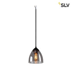 Pendelleuchte PARA CONE GL GU10, transparent, schwarz