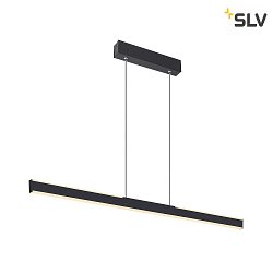 Luci a sospesione ONE LINEAR 100 PHASE UP/DOWN IP20, nero dimmerabile