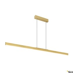 Luci a sospesione ONE LINEAR 140 PHASE UP/DOWN IP20, Ottone dimmerabile