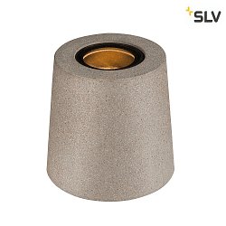 Luci da pavimento CONCRETO FL rotondo, conico GU10 IP65, Grigio dimmerabile