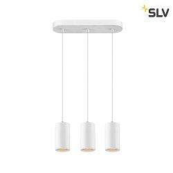 Pendelleuchte ASTO TUBE, IP20, zylindrisch, 3-flammig, 3x GU10 max. 10W, wei