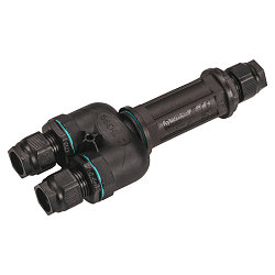 Scatola di connessione DALI IP68 5 poli, Nero