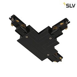 T-Verbinder fr S-TRACK 3-Phasen Einbauschiene, DALI, Erde auen links, schwarz