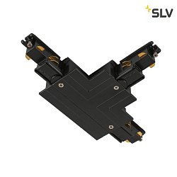 T-Verbinder fr S-TRACK 3-Phasen Einbauschiene, DALI, Erde auen rechts, schwarz